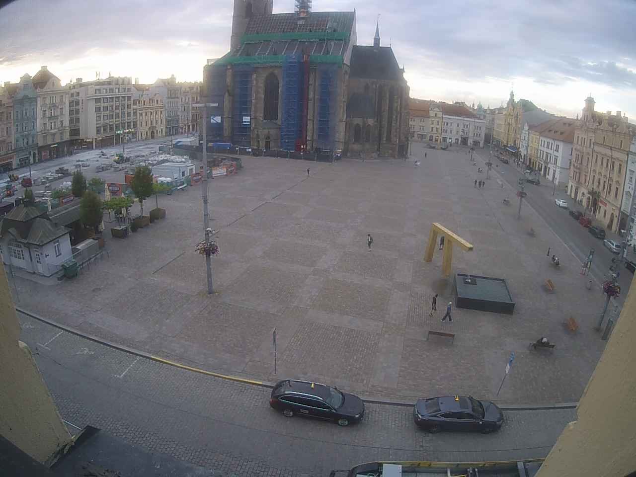 Archiv Foto Webcam Platz der Republik in Pilsen (Plzen)