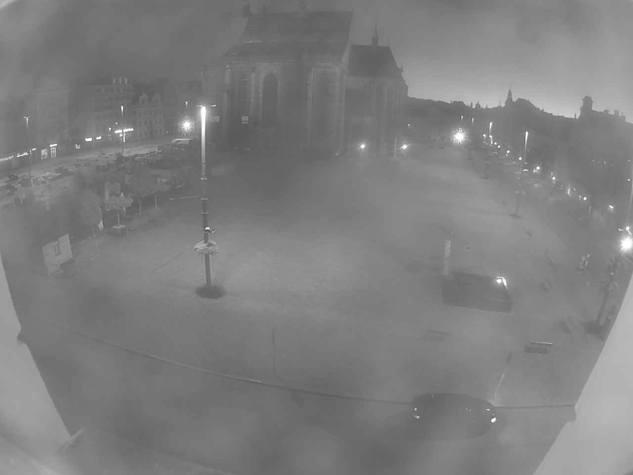 Archived image Webcam Republic Square Pilsen, Czech Republic