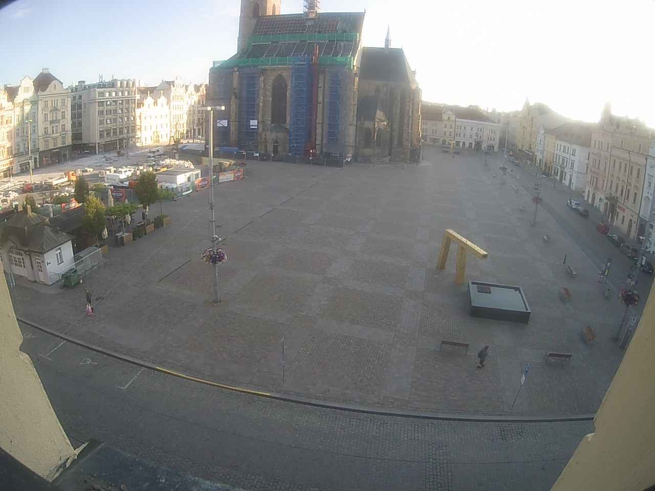 Archiv Foto Webcam Platz der Republik in Pilsen (Plzen)