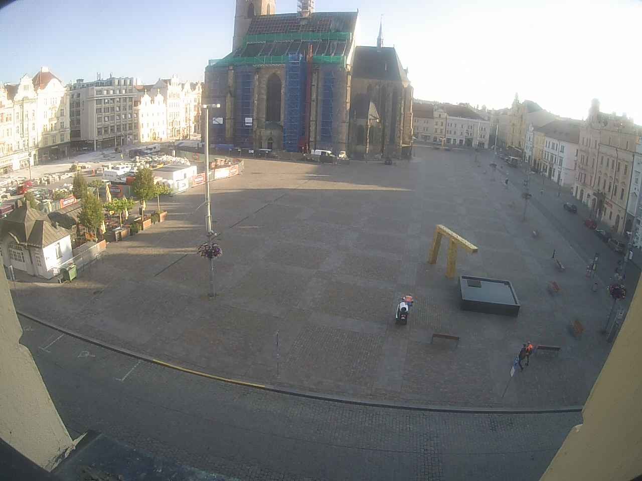 Archiv Foto Webcam Platz der Republik in Pilsen (Plzen)