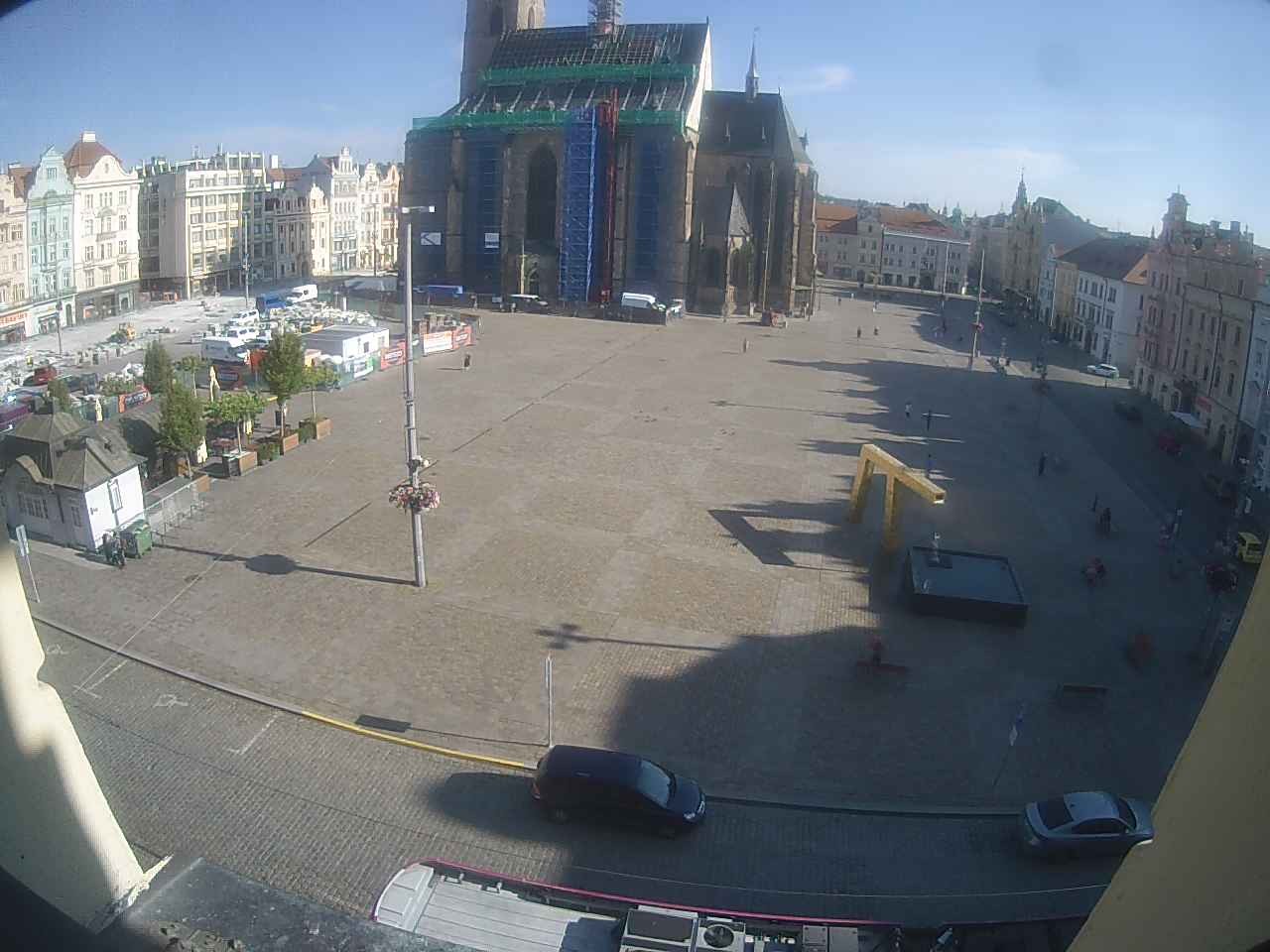 Archiv Foto Webcam Platz der Republik in Pilsen (Plzen)