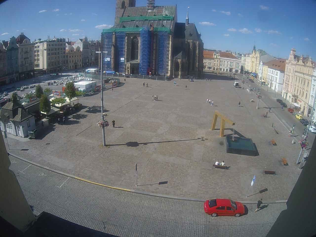 Archiv Foto Webcam Platz der Republik in Pilsen (Plzen)
