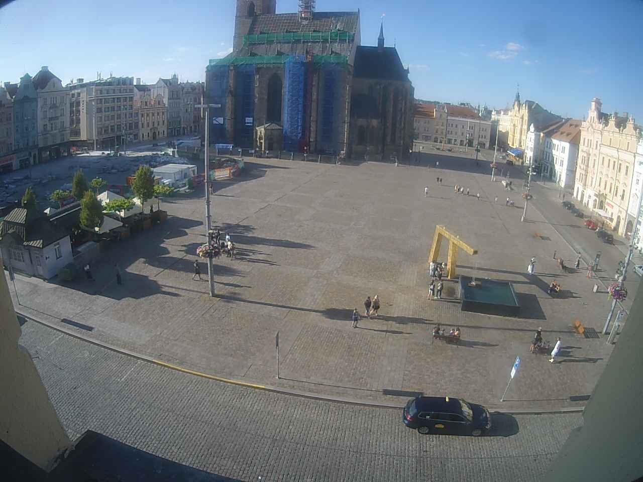 Archiv Foto Webcam Platz der Republik in Pilsen (Plzen)