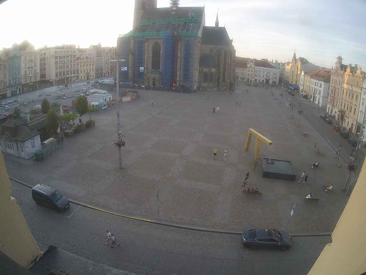 Archiv Foto Webcam Platz der Republik in Pilsen (Plzen)