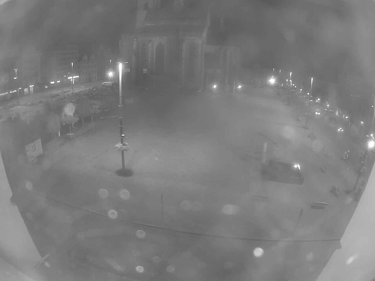 Archived image Webcam Republic Square Pilsen, Czech Republic