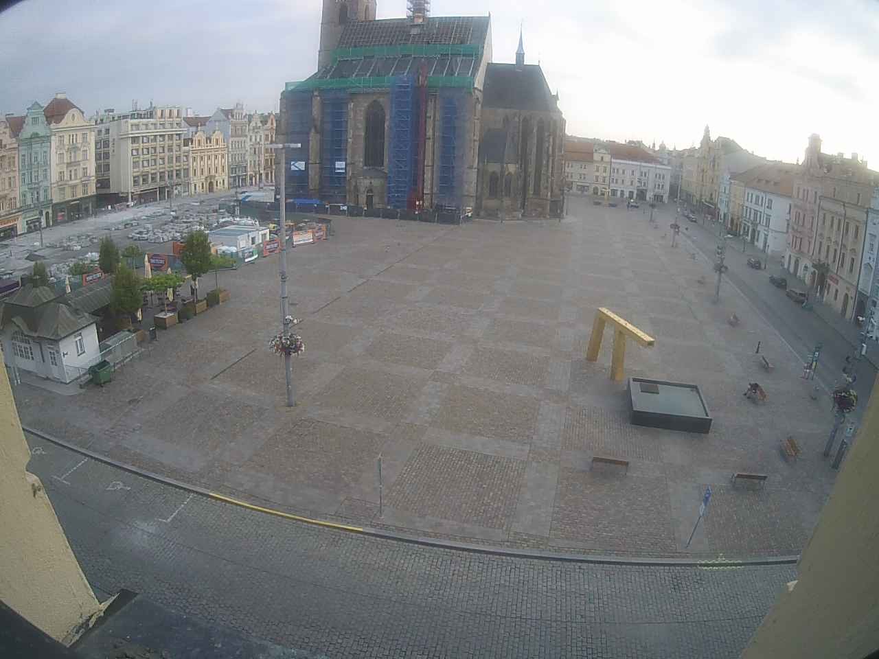 Archiv Foto Webcam Platz der Republik in Pilsen (Plzen)
