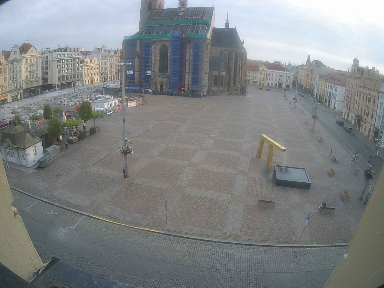 Archiv Foto Webcam Platz der Republik in Pilsen (Plzen)