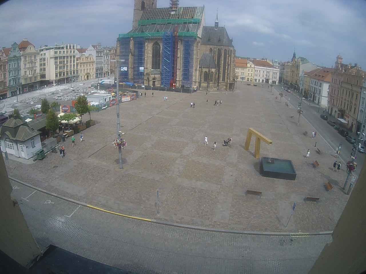 Archiv Foto Webcam Platz der Republik in Pilsen (Plzen)