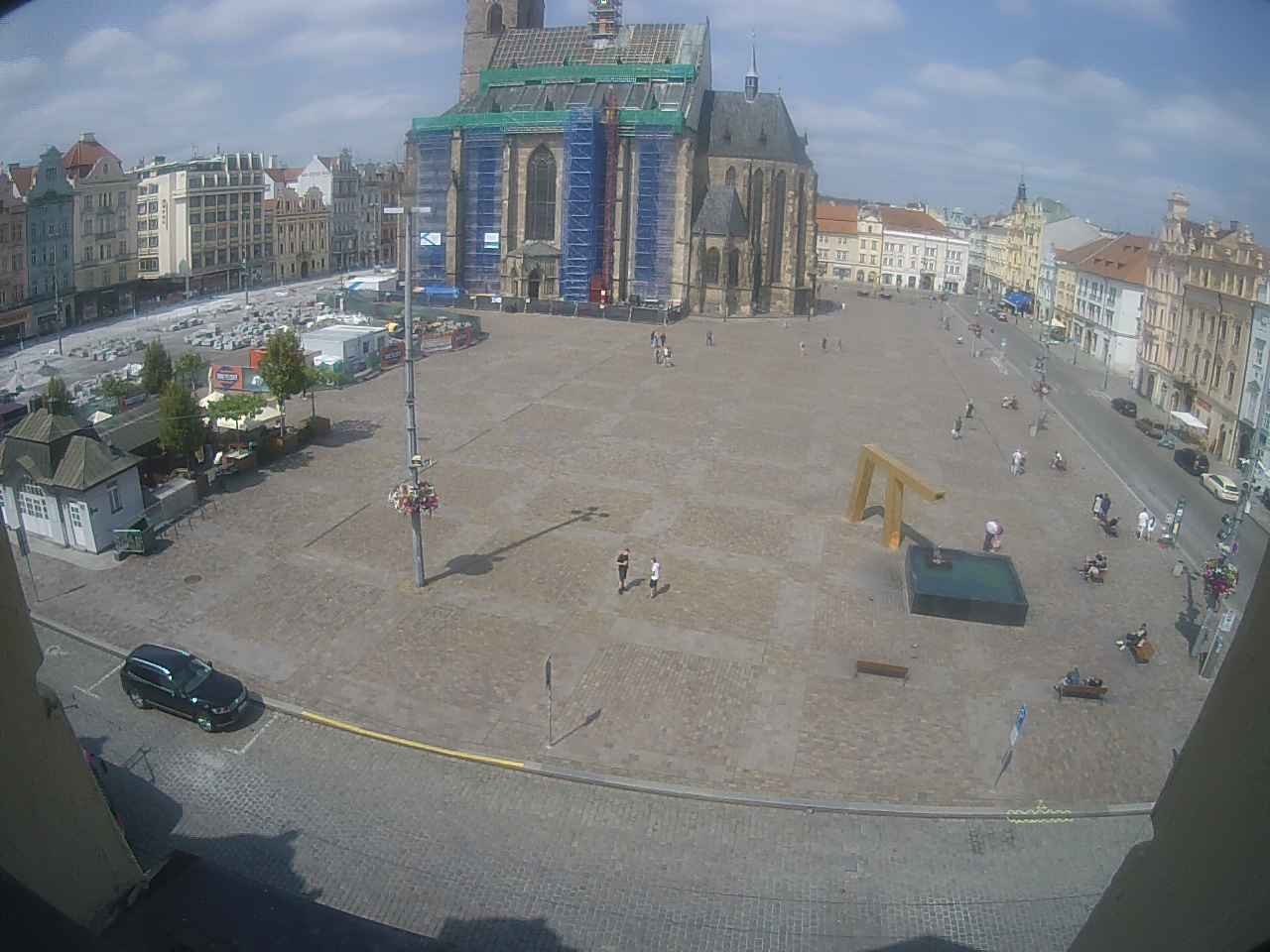 Archiv Foto Webcam Platz der Republik in Pilsen (Plzen)
