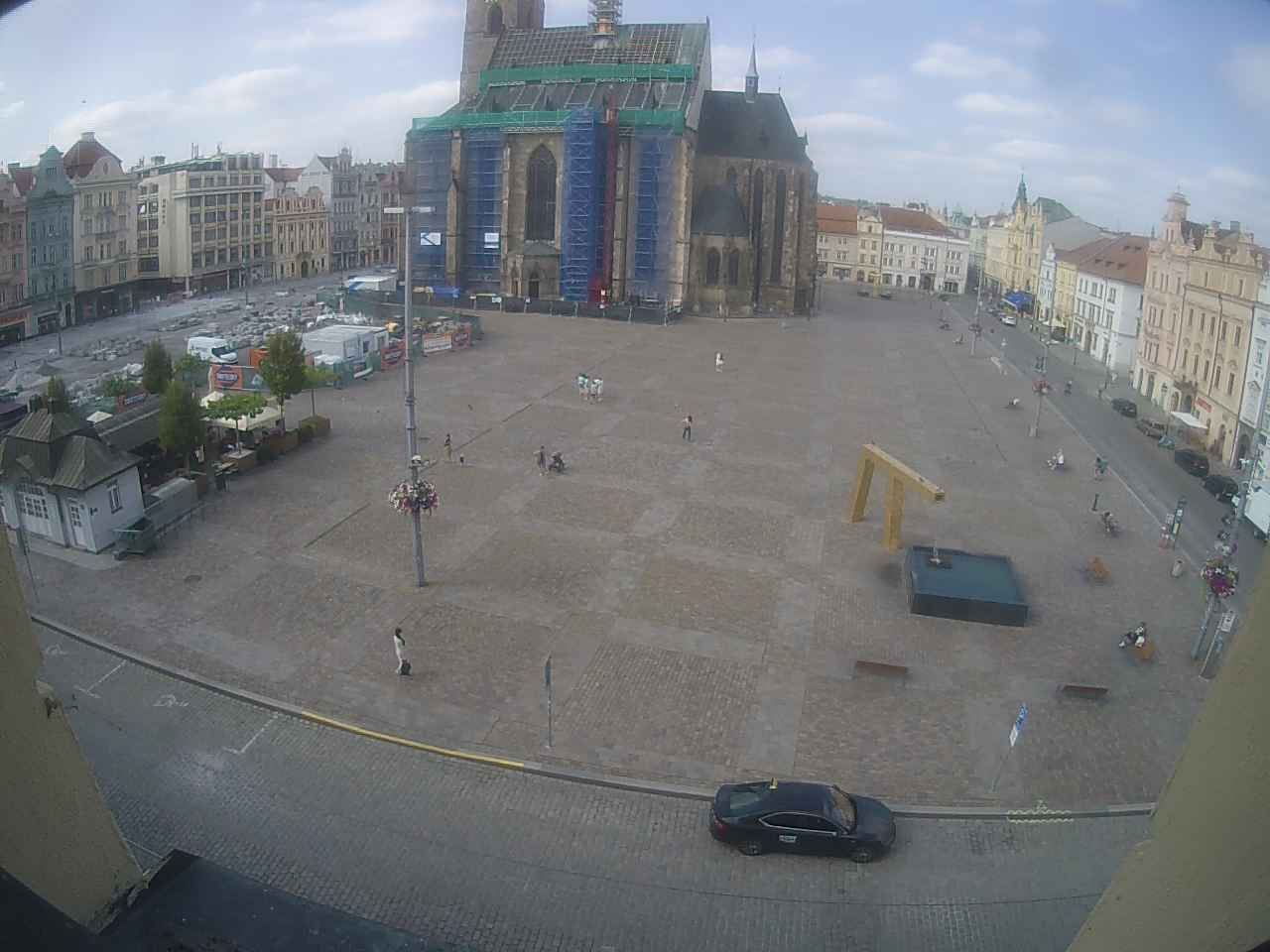 Archiv Foto Webcam Platz der Republik in Pilsen (Plzen)