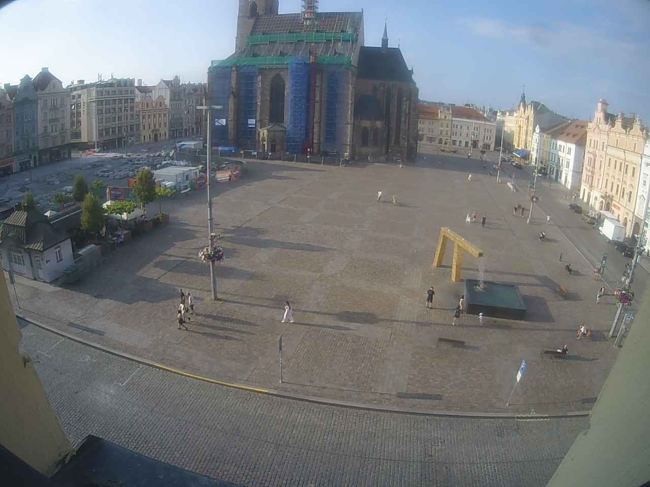Archiv Foto Webcam Platz der Republik in Pilsen (Plzen)