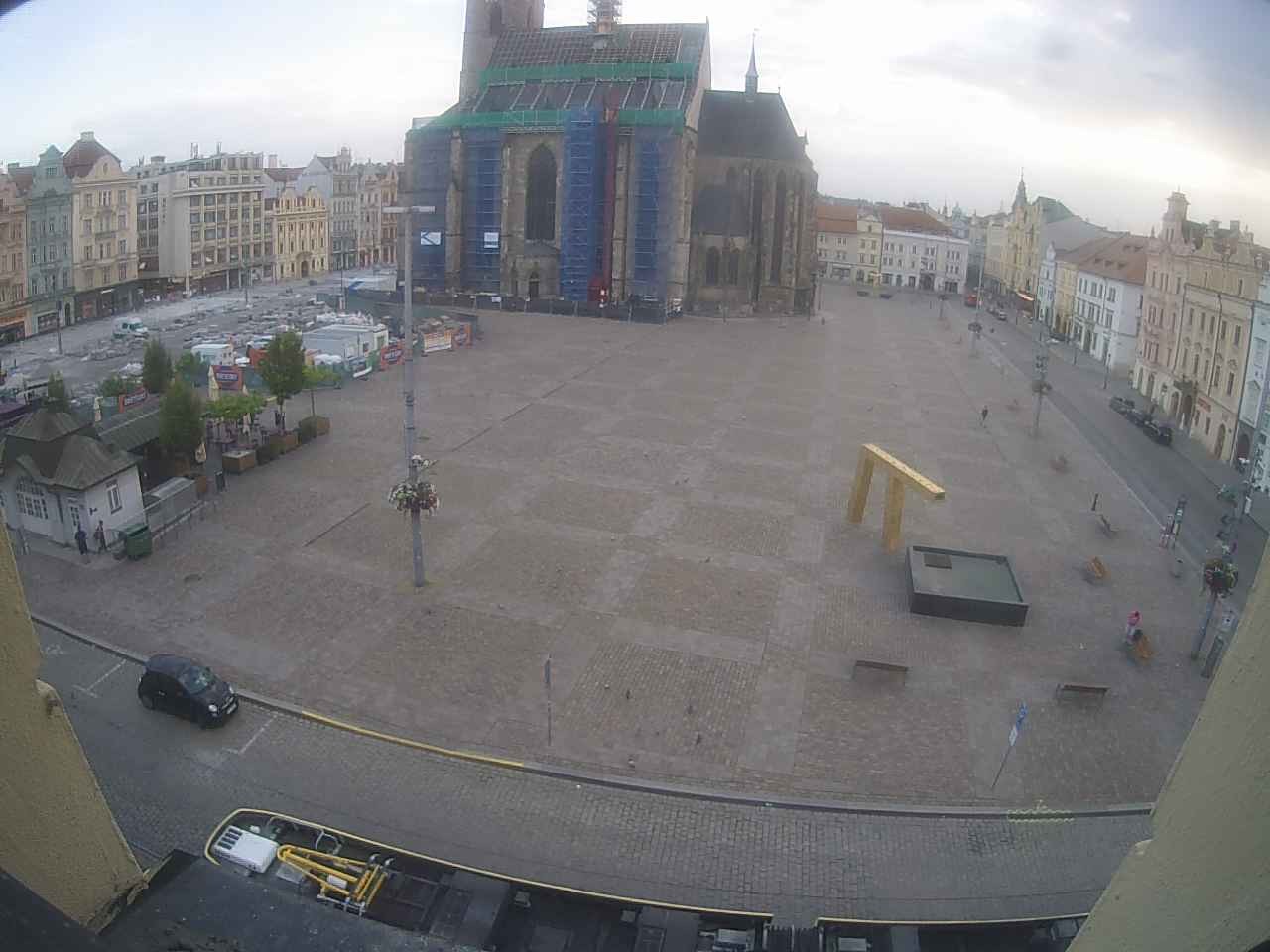 Archiv Foto Webcam Platz der Republik in Pilsen (Plzen)