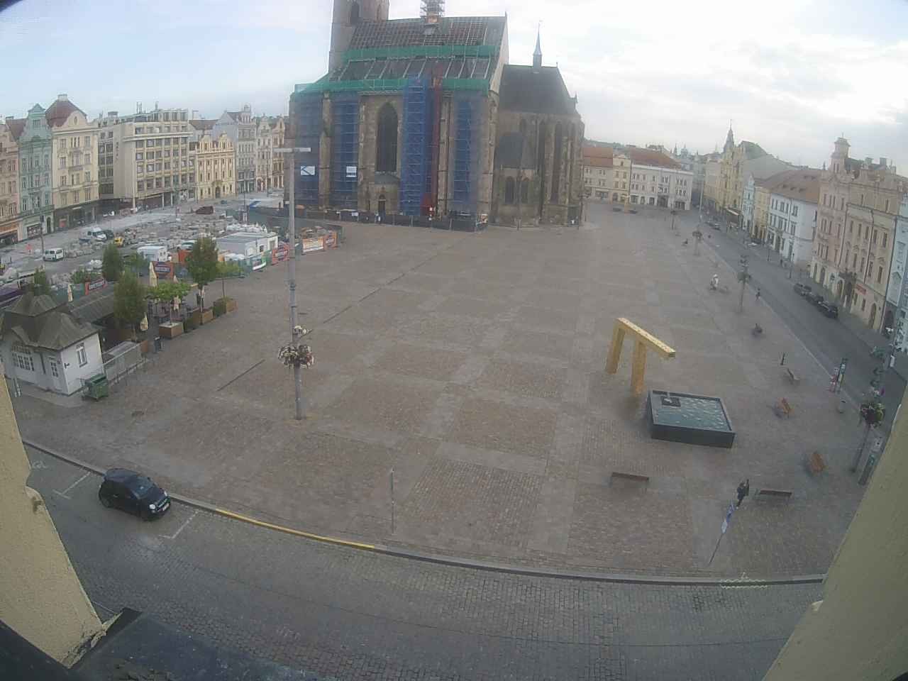 Archiv Foto Webcam Platz der Republik in Pilsen (Plzen)