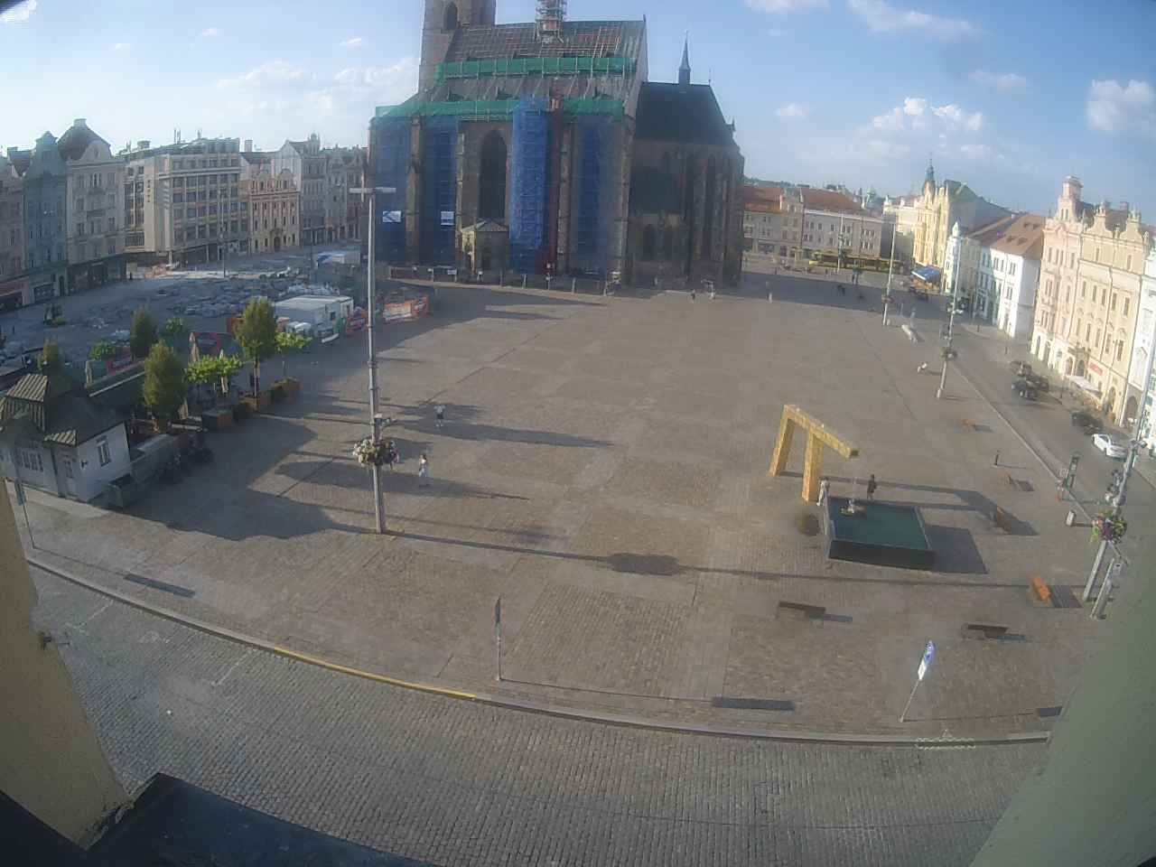 Archiv Foto Webcam Platz der Republik in Pilsen (Plzen)