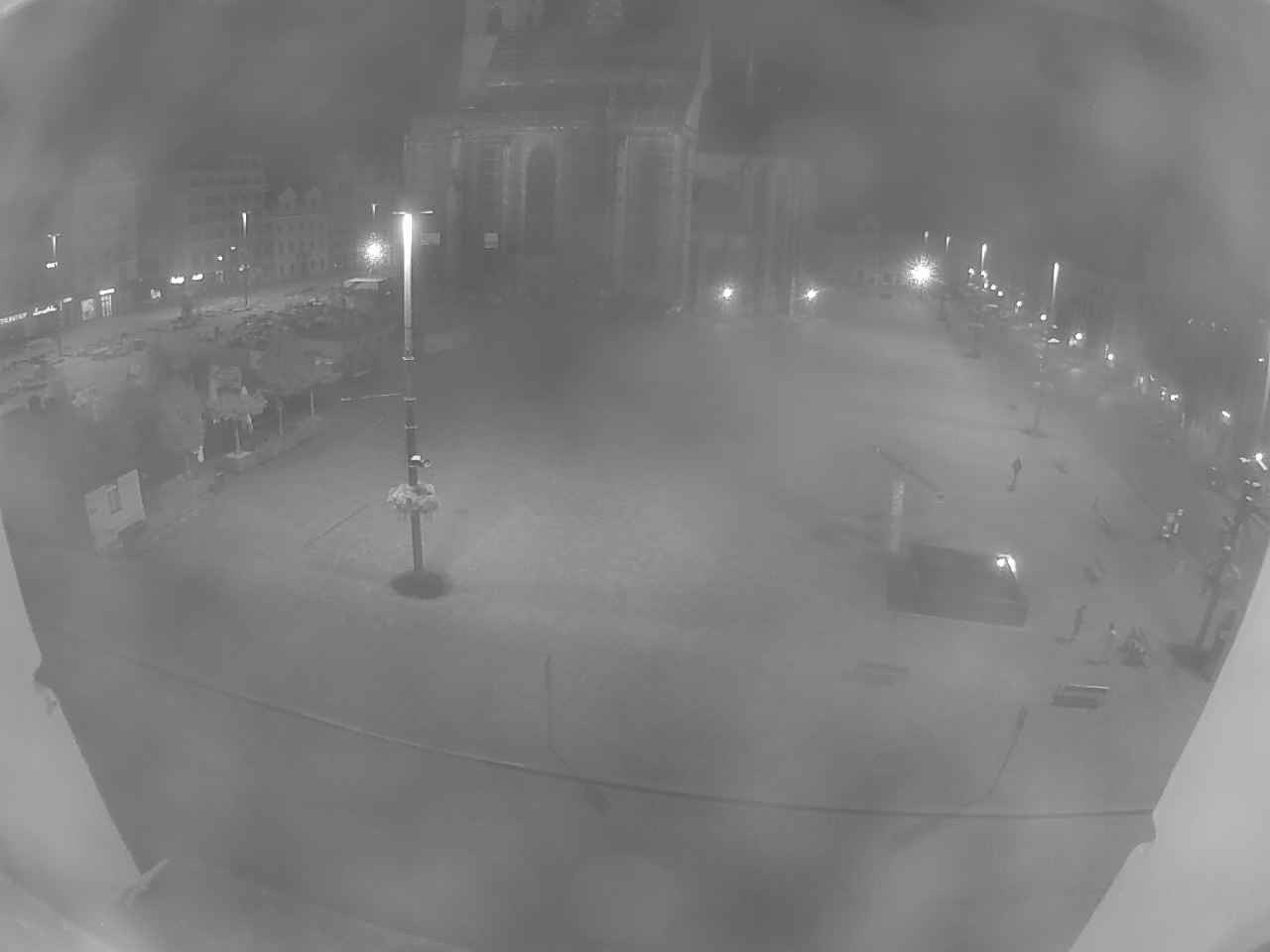 Archived image Webcam Republic Square Pilsen, Czech Republic