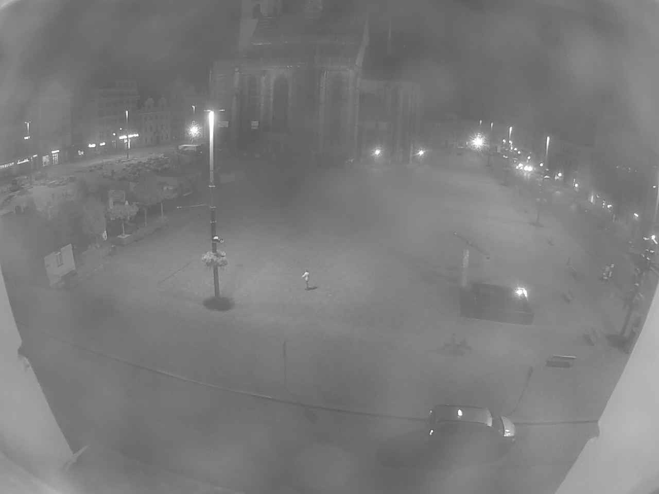 Archived image Webcam Republic Square Pilsen, Czech Republic