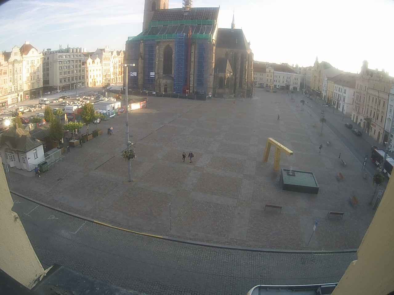 Archiv Foto Webcam Platz der Republik in Pilsen (Plzen)
