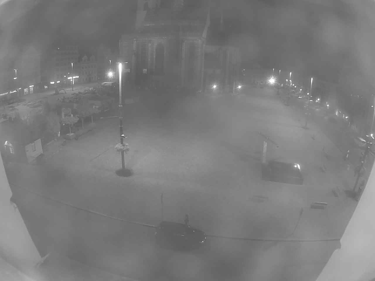 Archived image Webcam Republic Square Pilsen, Czech Republic