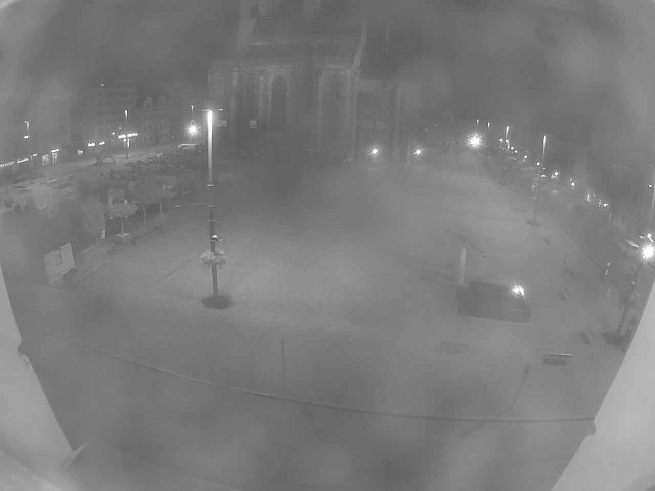 Archived image Webcam Republic Square Pilsen, Czech Republic