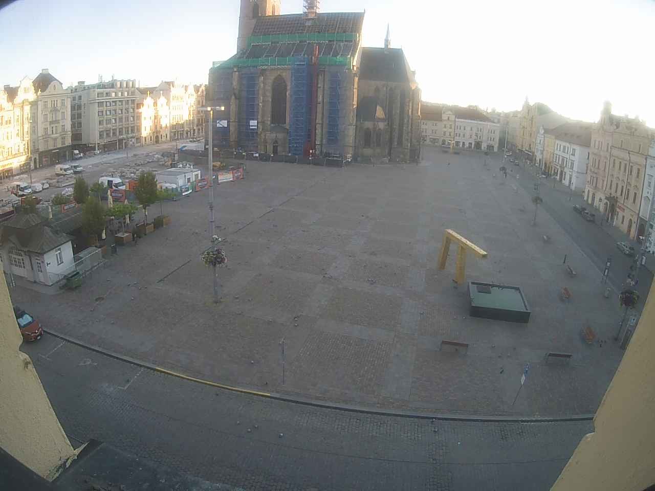 Archiv Foto Webcam Platz der Republik in Pilsen (Plzen)