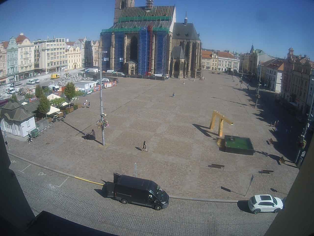 Archiv Foto Webcam Platz der Republik in Pilsen (Plzen)