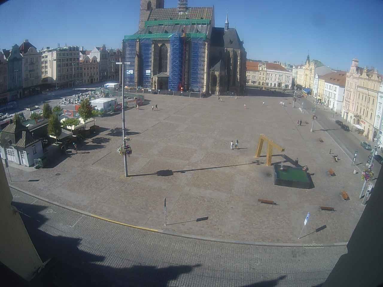 Archiv Foto Webcam Platz der Republik in Pilsen (Plzen)