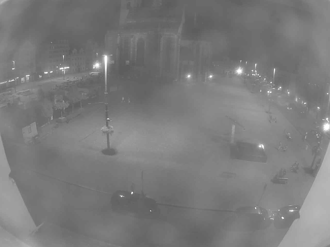 Archived image Webcam Republic Square Pilsen, Czech Republic