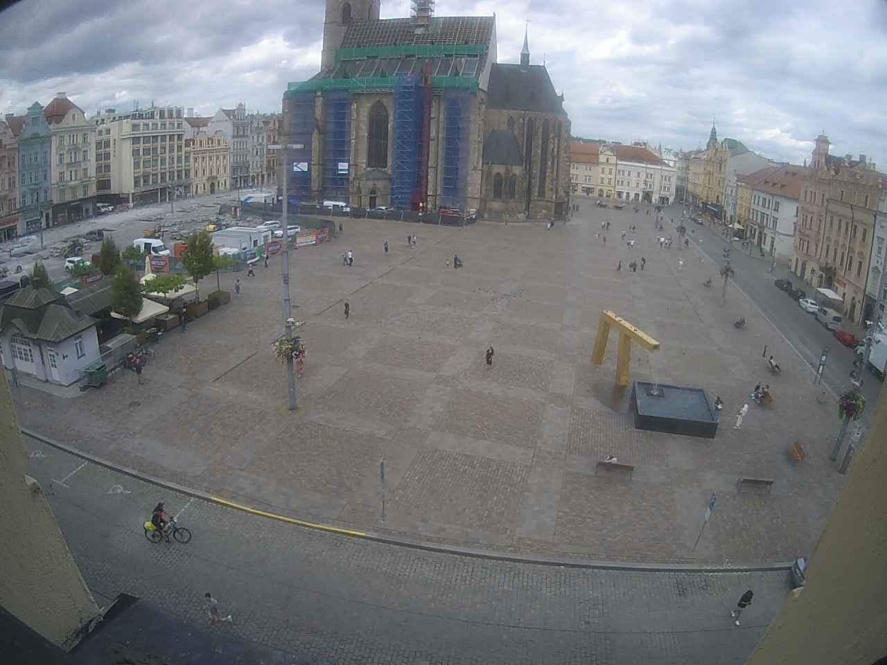 Archiv Foto Webcam Platz der Republik in Pilsen (Plzen)