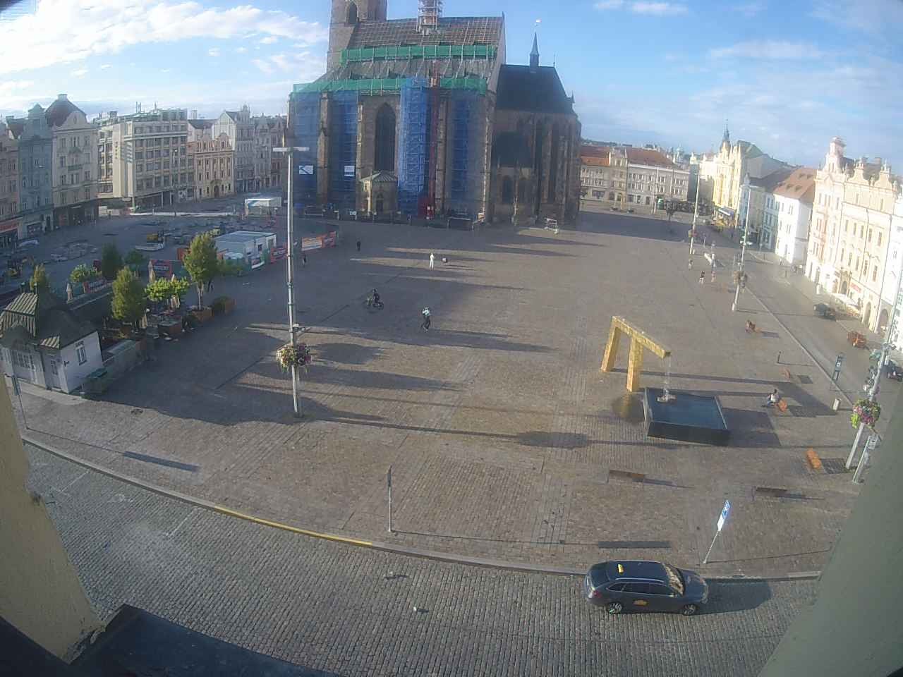 Archiv Foto Webcam Platz der Republik in Pilsen (Plzen)