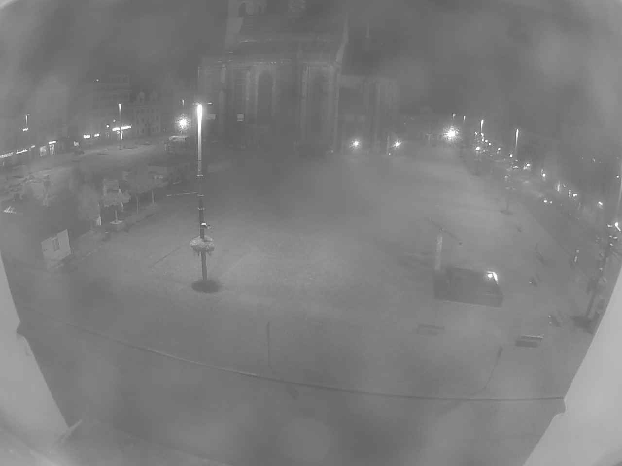 Archived image Webcam Republic Square Pilsen, Czech Republic