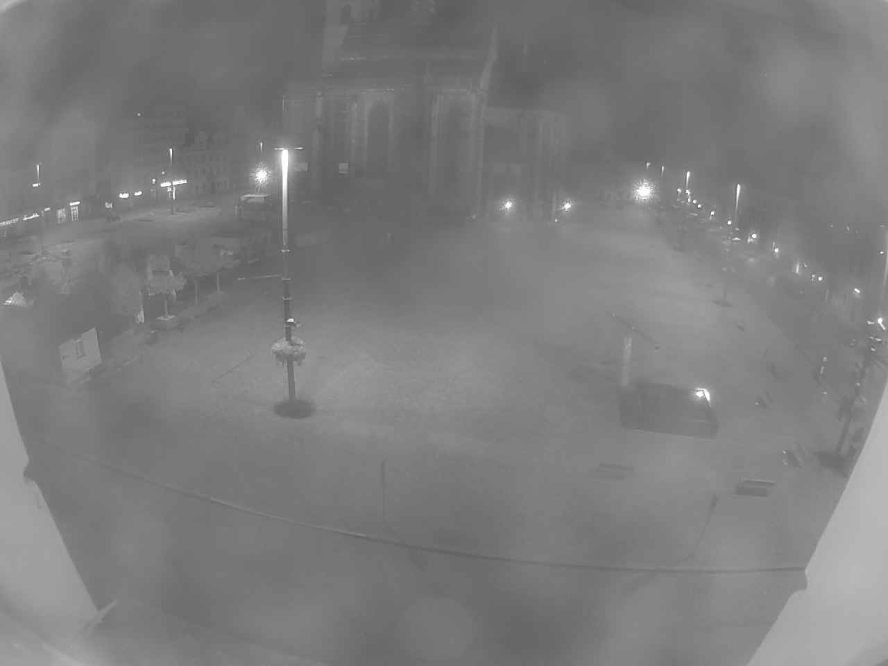 Archived image Webcam Republic Square Pilsen, Czech Republic