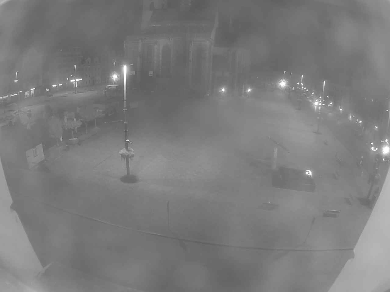 Archived image Webcam Republic Square Pilsen, Czech Republic