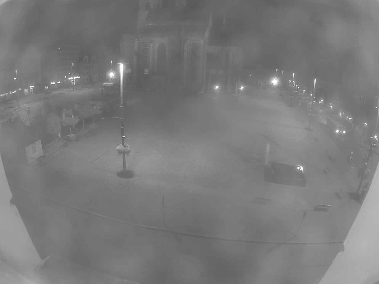 Archived image Webcam Republic Square Pilsen, Czech Republic