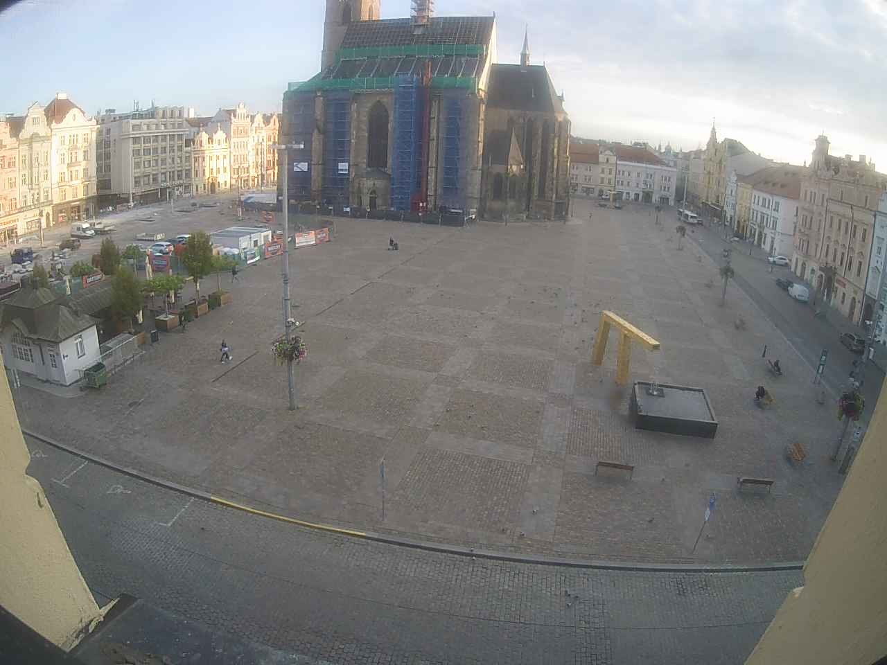 Archiv Foto Webcam Platz der Republik in Pilsen (Plzen)