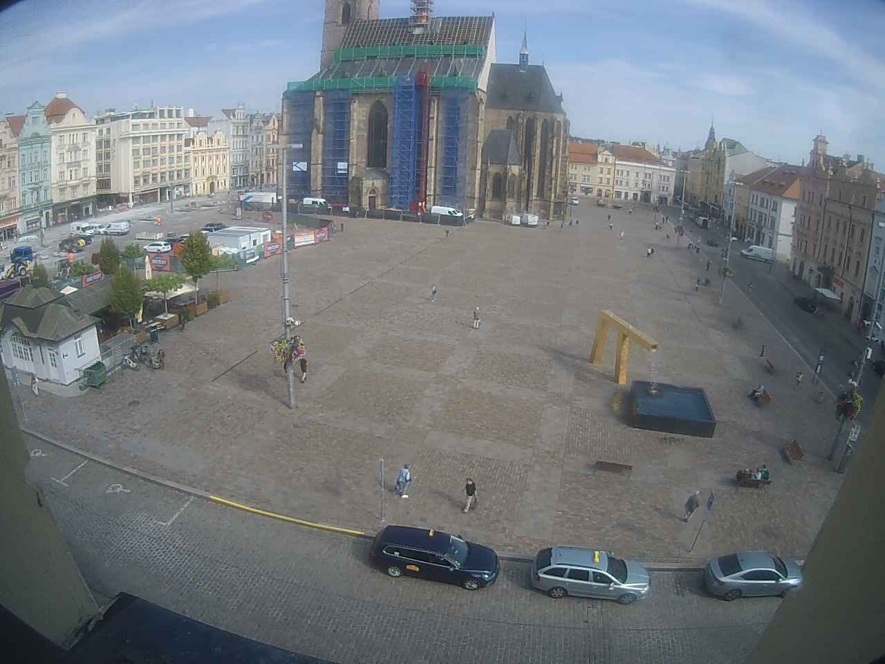 Archiv Foto Webcam Platz der Republik in Pilsen (Plzen)