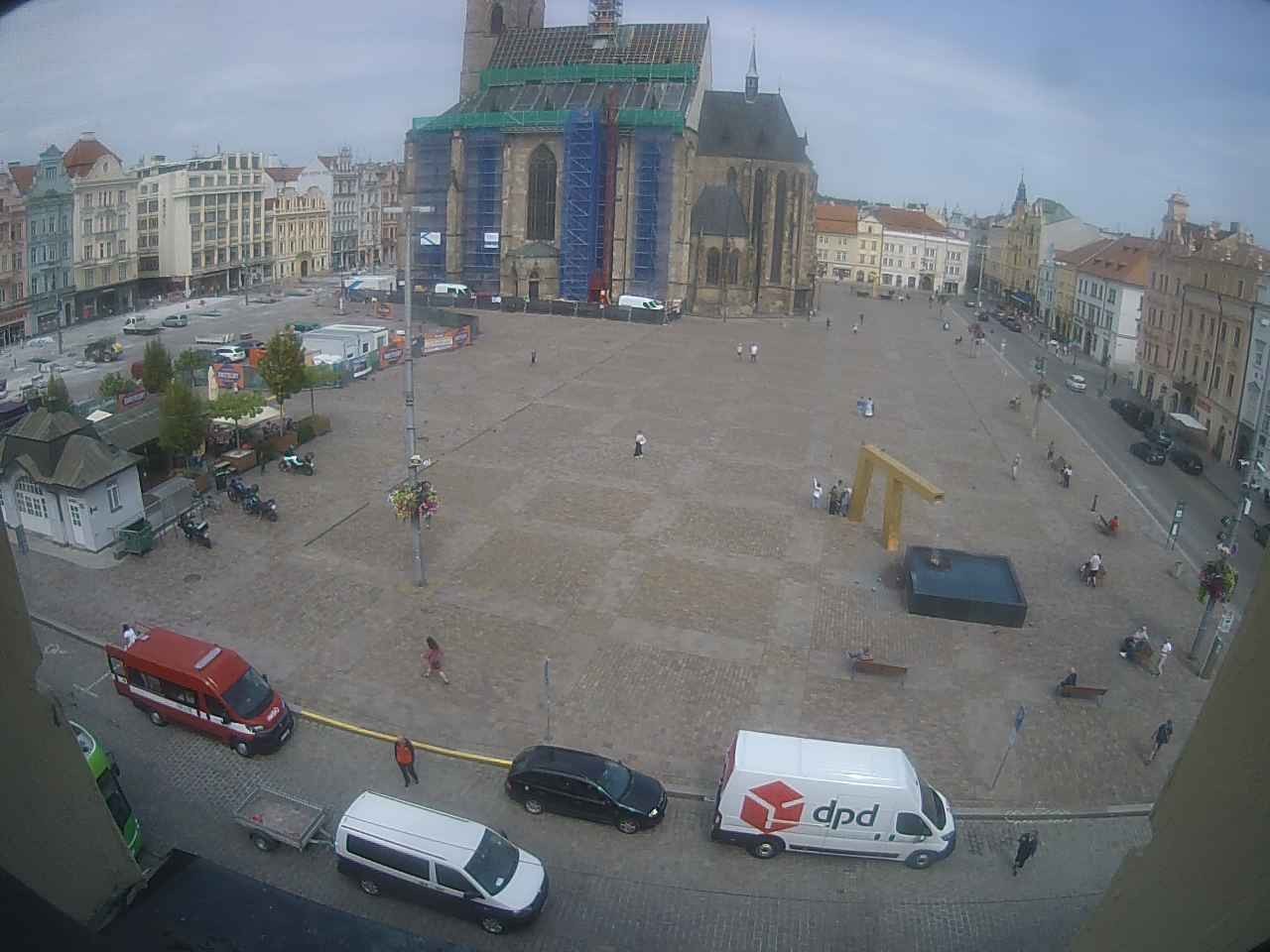 Archiv Foto Webcam Platz der Republik in Pilsen (Plzen)