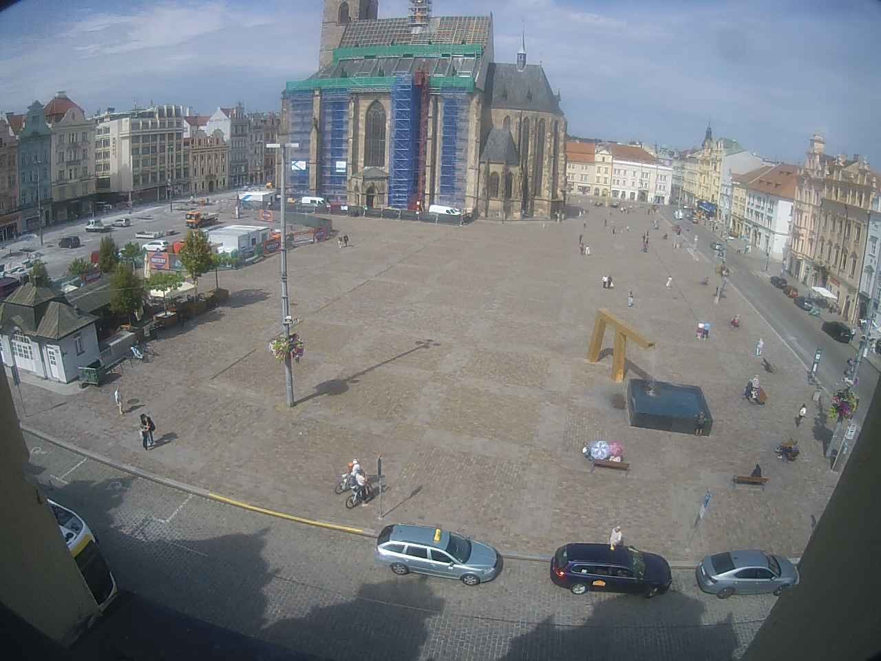 Archiv Foto Webcam Platz der Republik in Pilsen (Plzen)