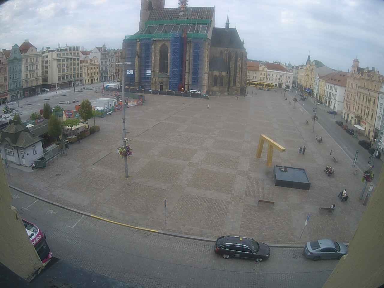 Archiv Foto Webcam Platz der Republik in Pilsen (Plzen)
