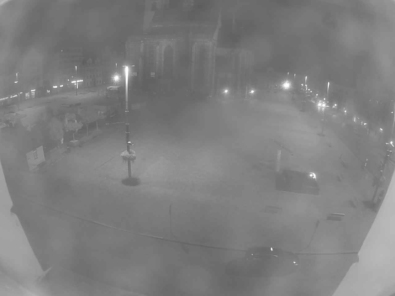 Archived image Webcam Republic Square Pilsen, Czech Republic