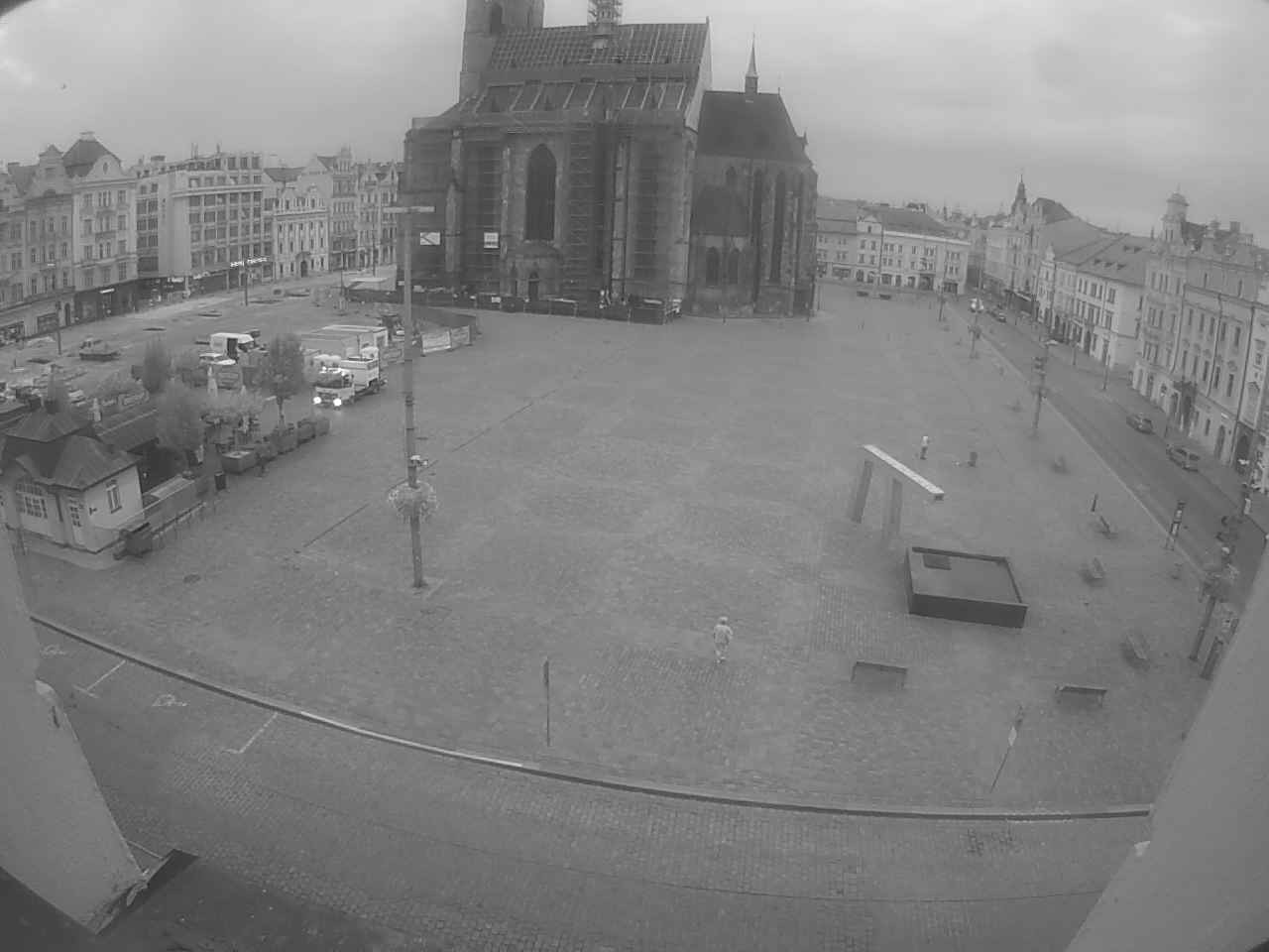 Archived image Webcam Republic Square Pilsen, Czech Republic
