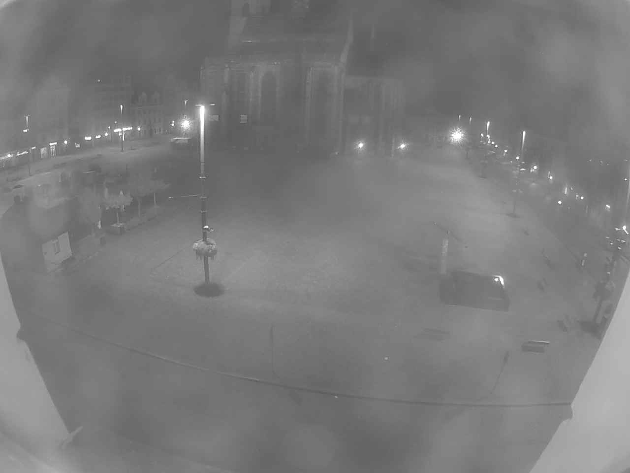 Archived image Webcam Republic Square Pilsen, Czech Republic