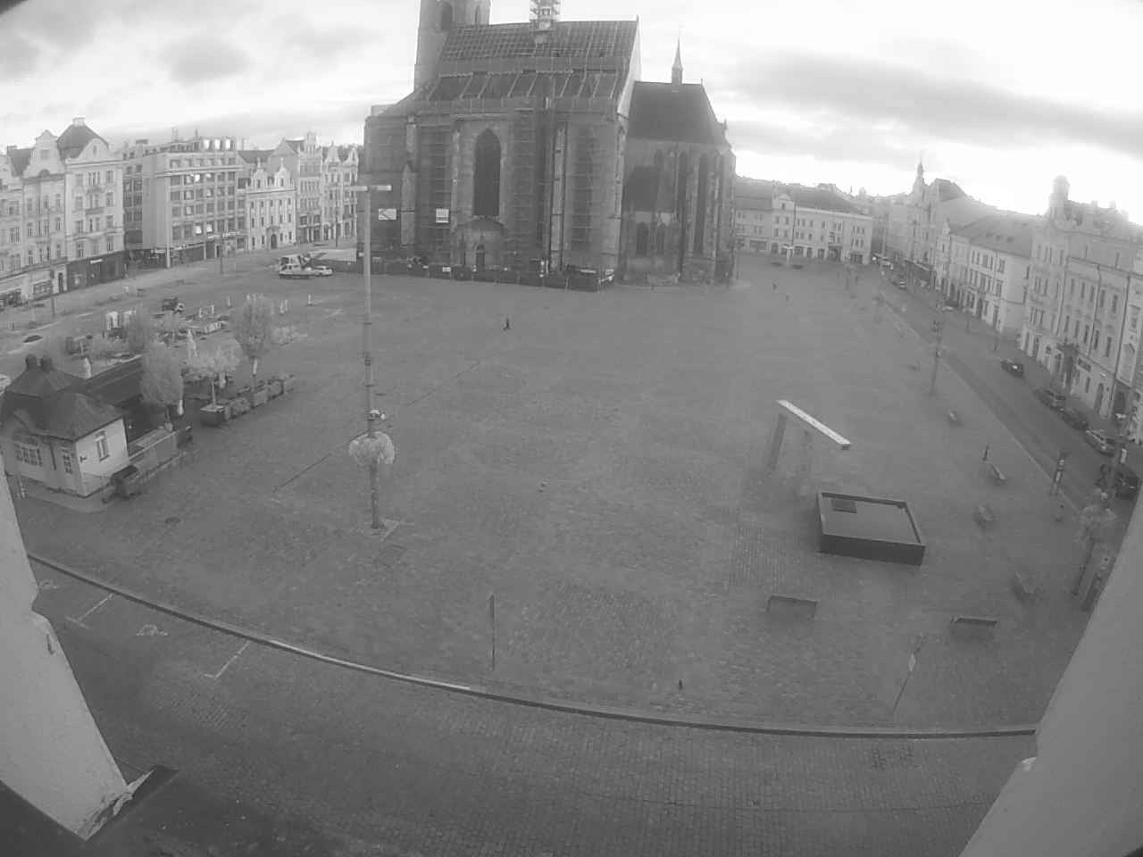 Archived image Webcam Republic Square Pilsen, Czech Republic