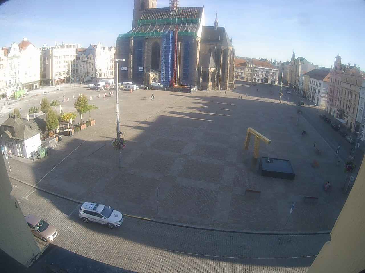 Archiv Foto Webcam Platz der Republik in Pilsen (Plzen)