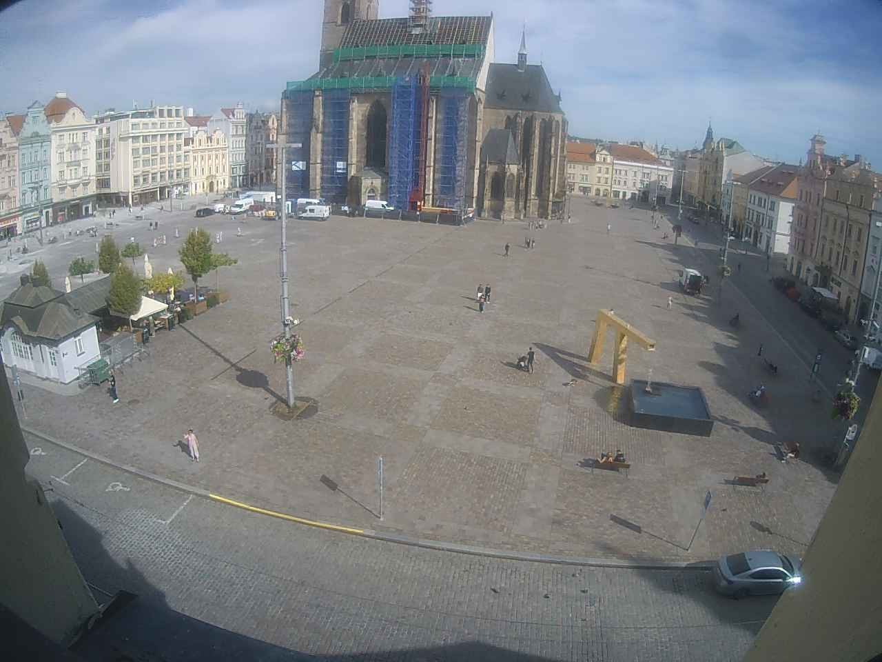 Archiv Foto Webcam Platz der Republik in Pilsen (Plzen)
