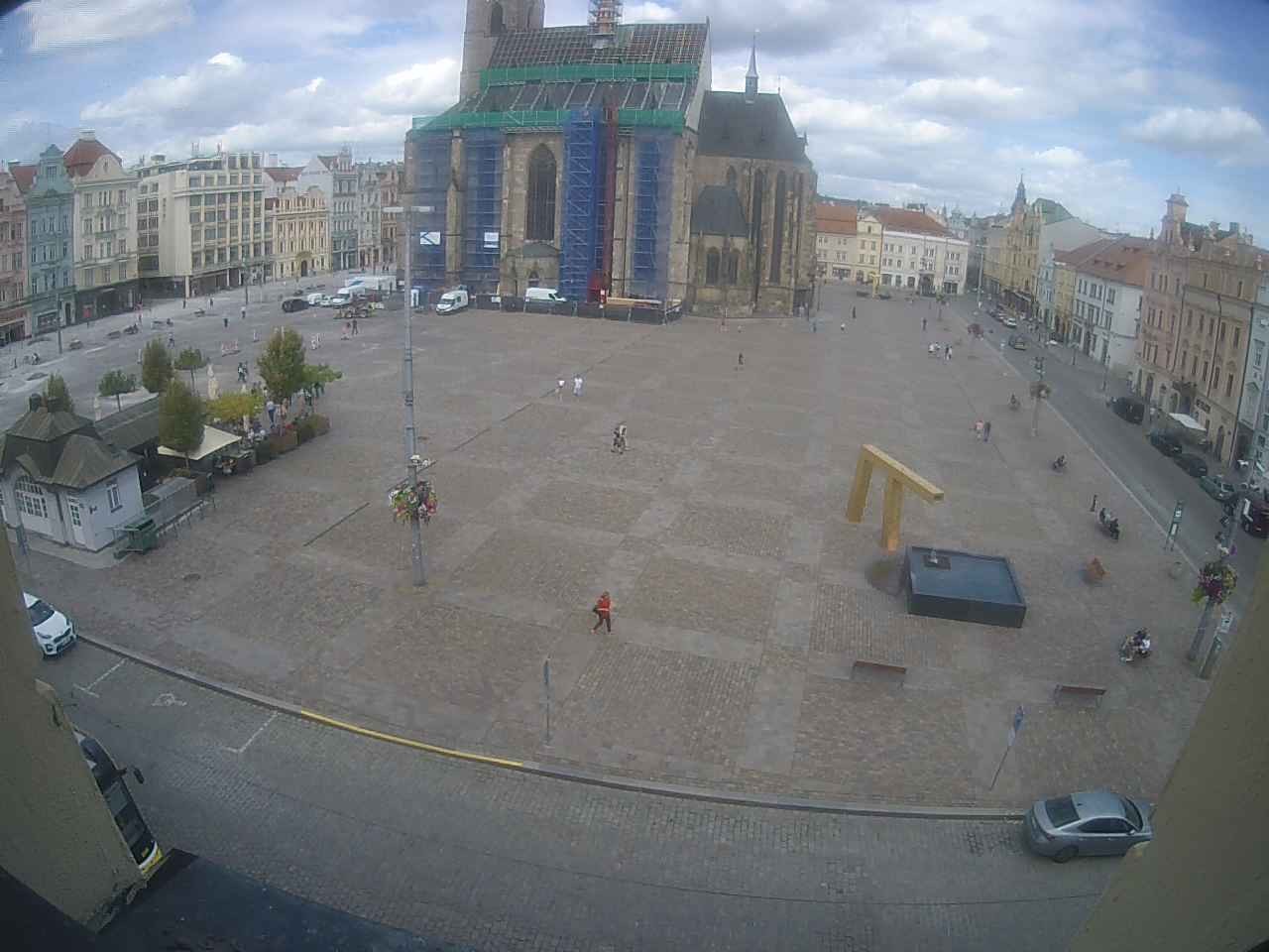 Archiv Foto Webcam Platz der Republik in Pilsen (Plzen)