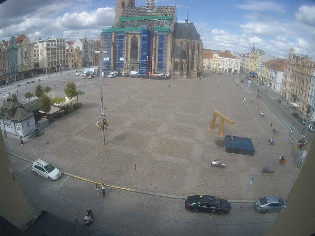 Archiv Foto Webcam Platz der Republik in Pilsen (Plzen)