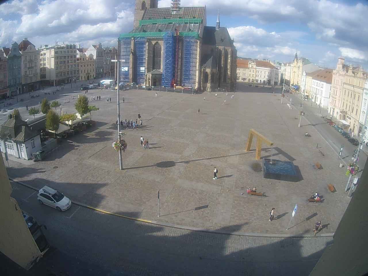 Archiv Foto Webcam Platz der Republik in Pilsen (Plzen)