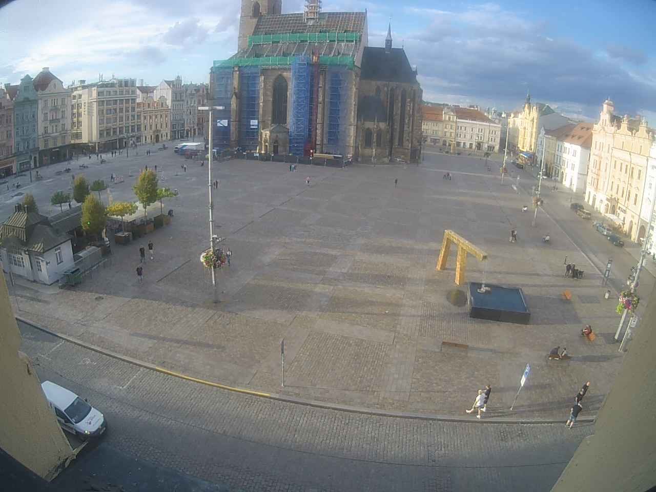 Archiv Foto Webcam Platz der Republik in Pilsen (Plzen)