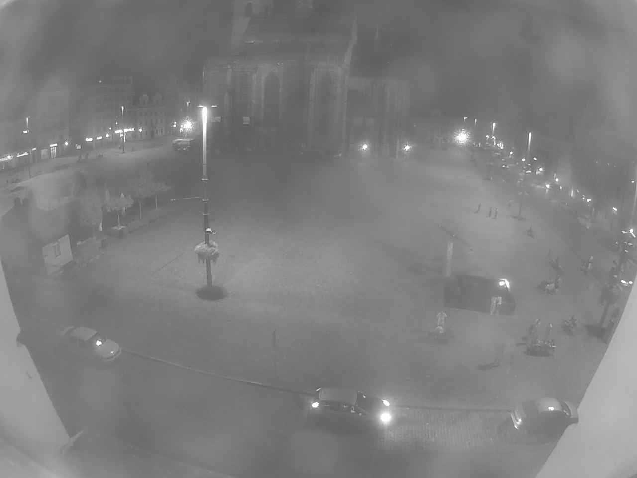Archived image Webcam Republic Square Pilsen, Czech Republic