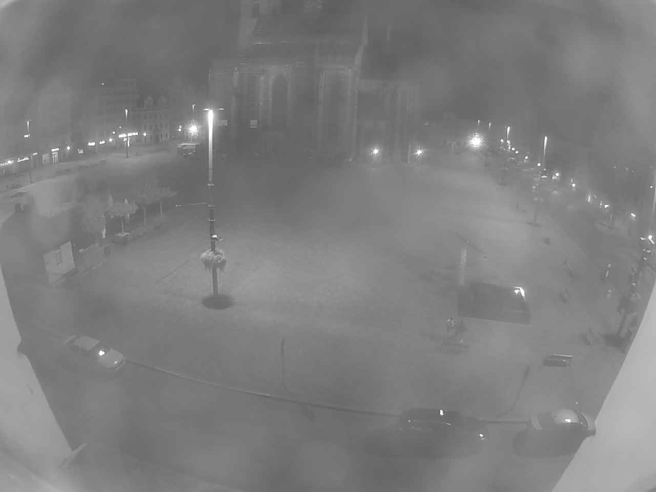 Archived image Webcam Republic Square Pilsen, Czech Republic
